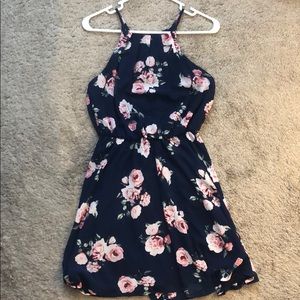 Blue floral dress from Francesca’s
